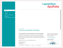 Tablet Screenshot of laurentius-apotheke.org